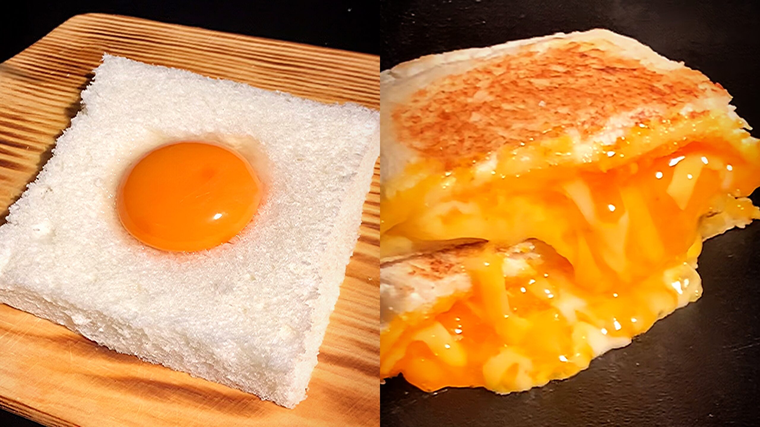 とろとろ卵のチーズパン